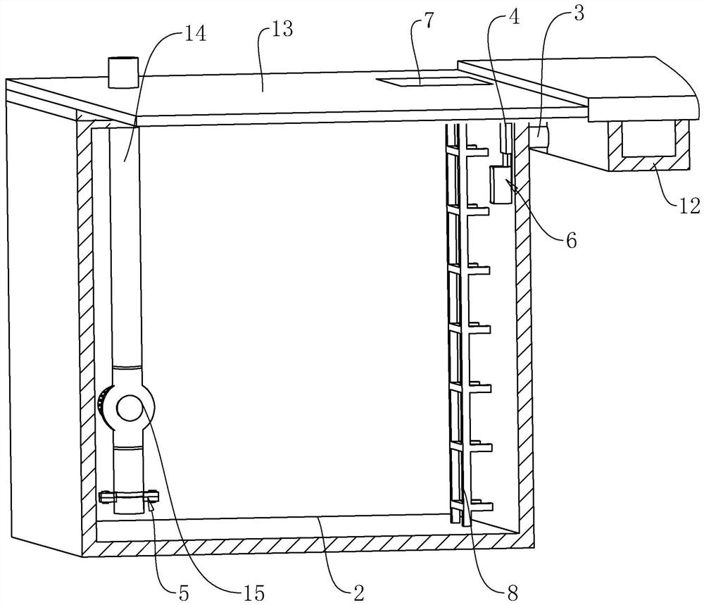 Road water draining and filtering structure