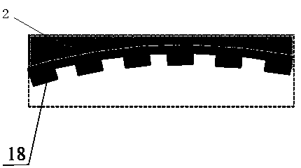 An actively cooled high-energy laser absorption device based on liquid absorption