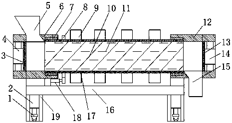 Novel energy-saving powder cooling device