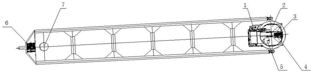 Self-stabilizing ship gangway ladder system and control method