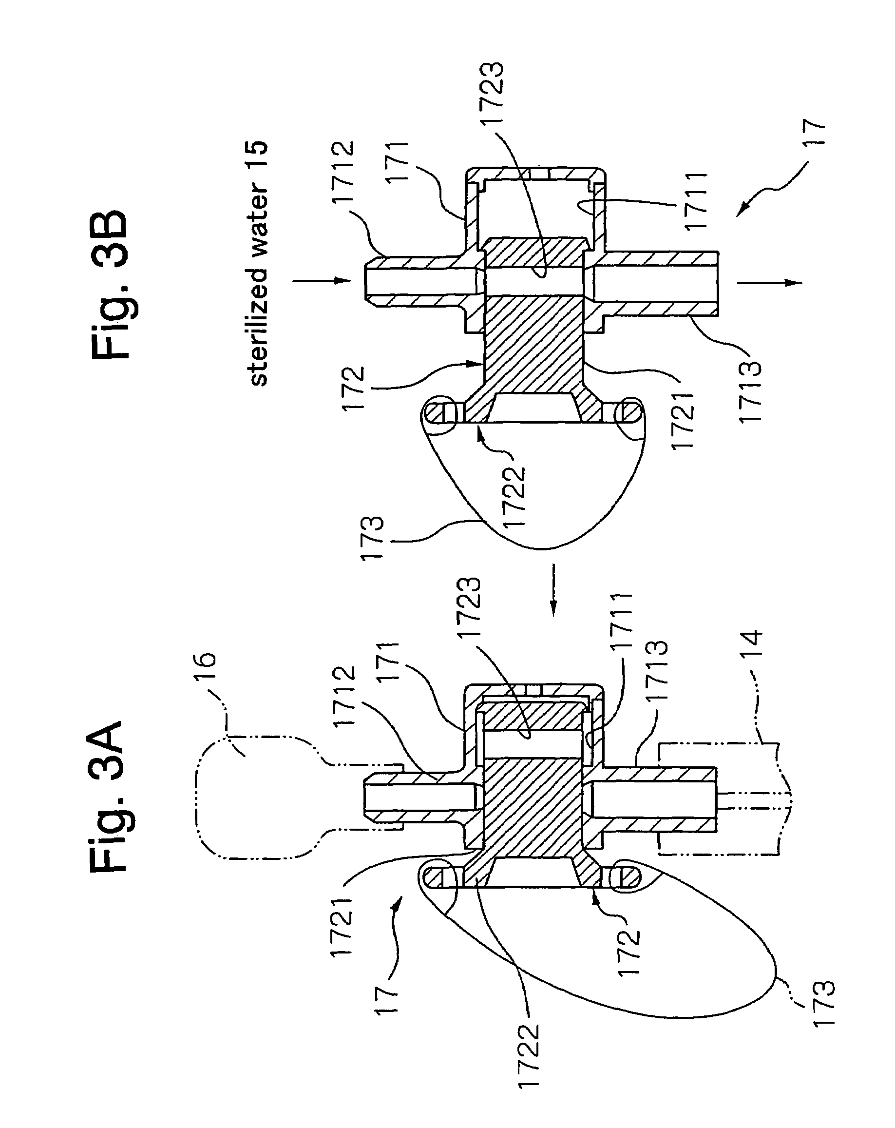 Intermittent urethra self-retaining catheter set