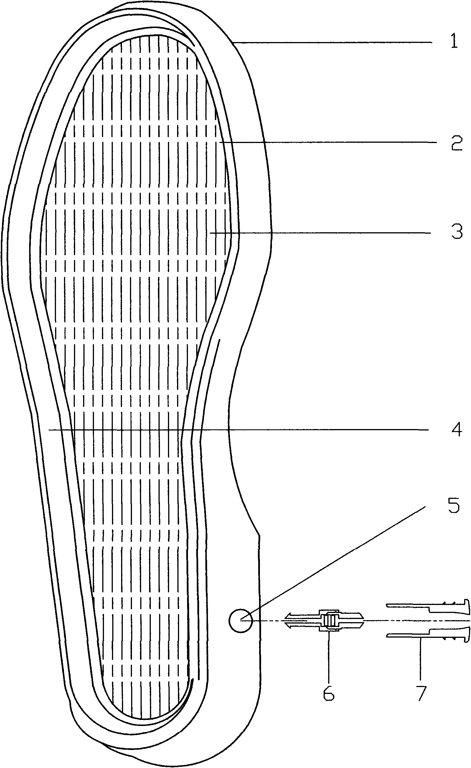 Multifunctional bounce air-permeability sole