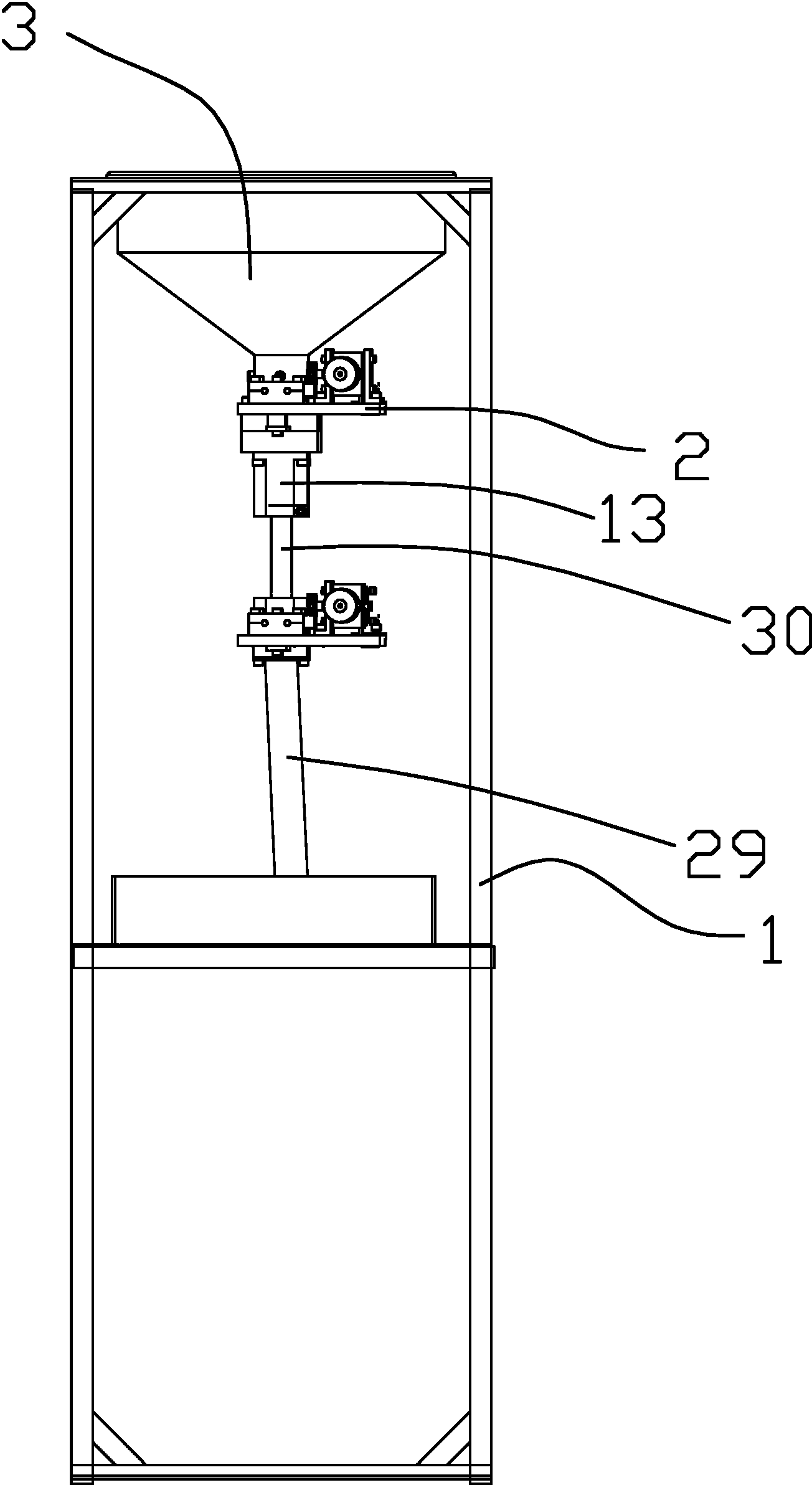 Steel ball racking machine