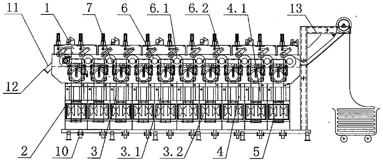 Tight-type rope-shaped washing unit