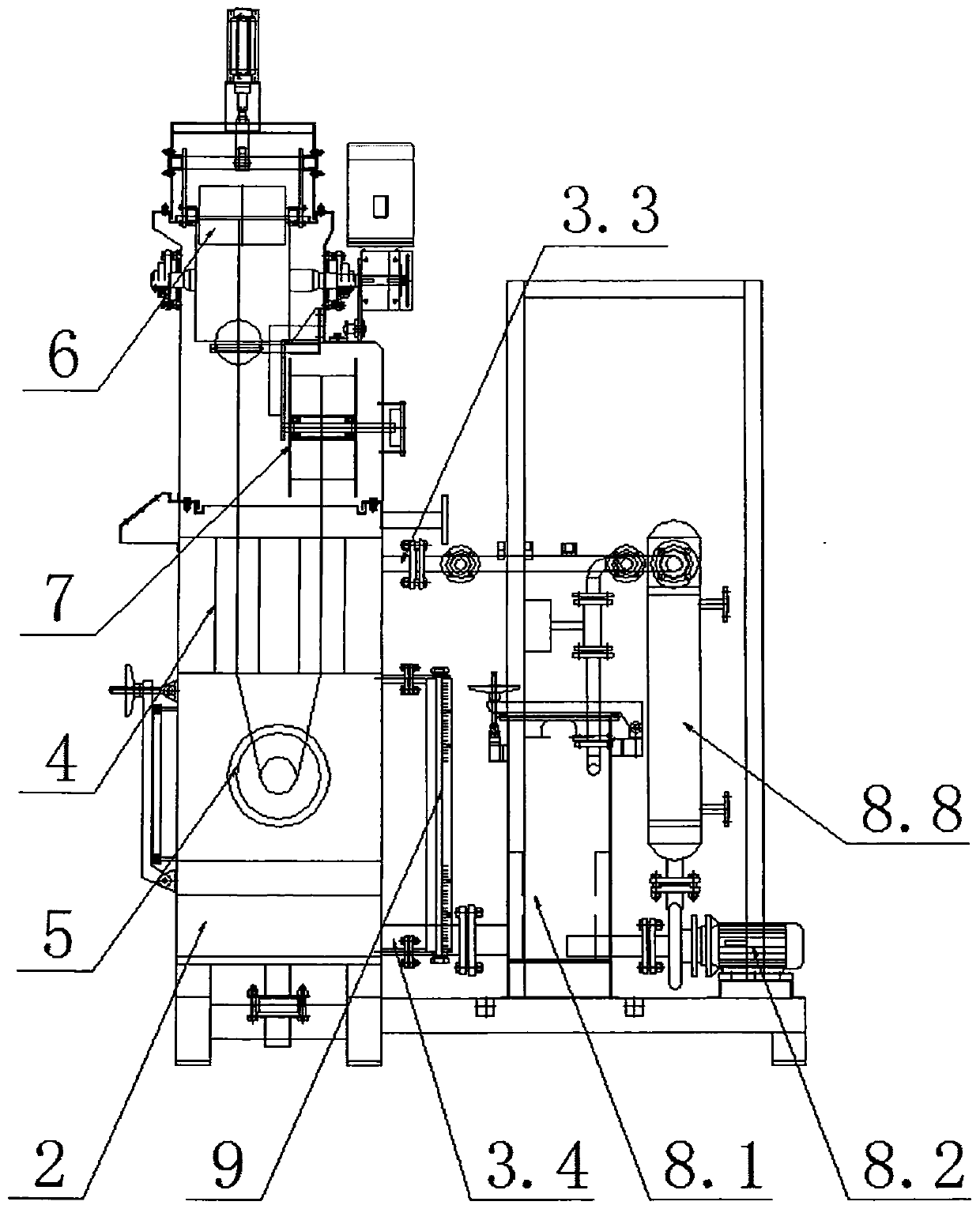 Tight-type rope-shaped washing unit