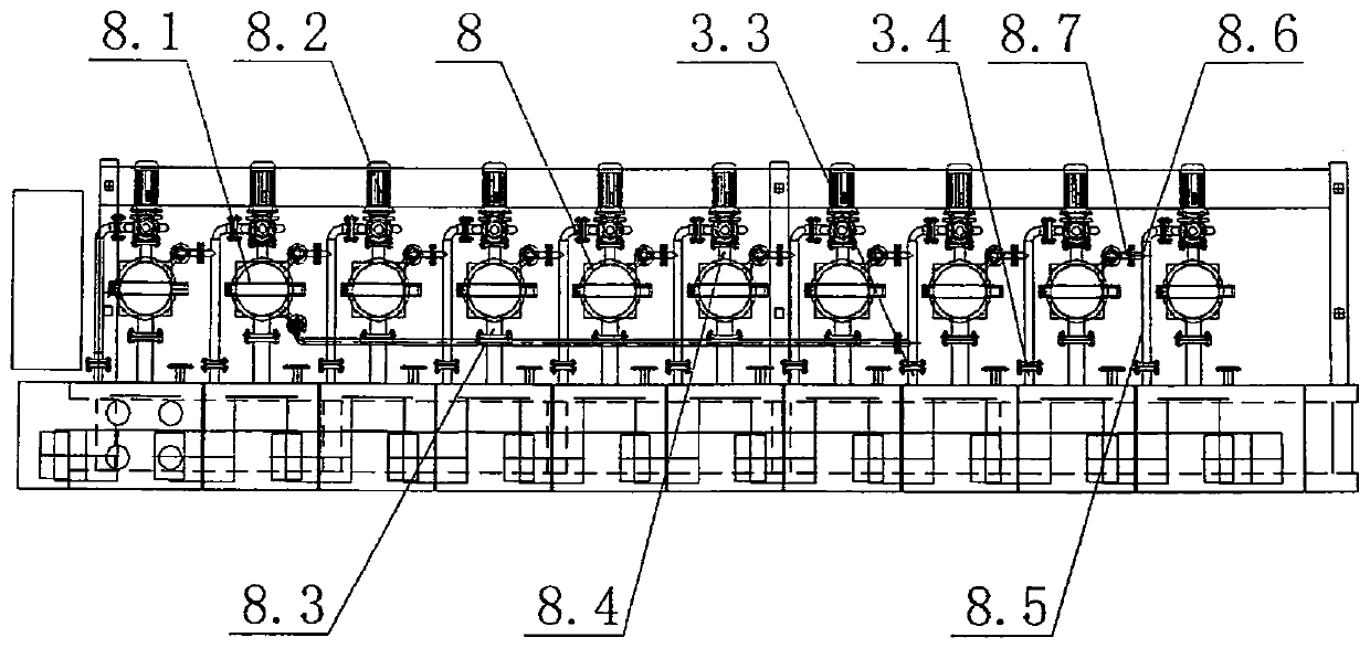 Tight-type rope-shaped washing unit