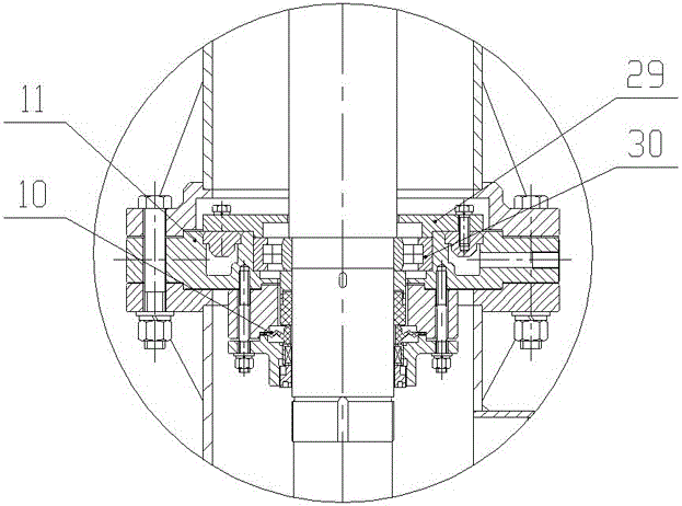 A vertical magnetic drive multi-seal submerged slurry delivery pump