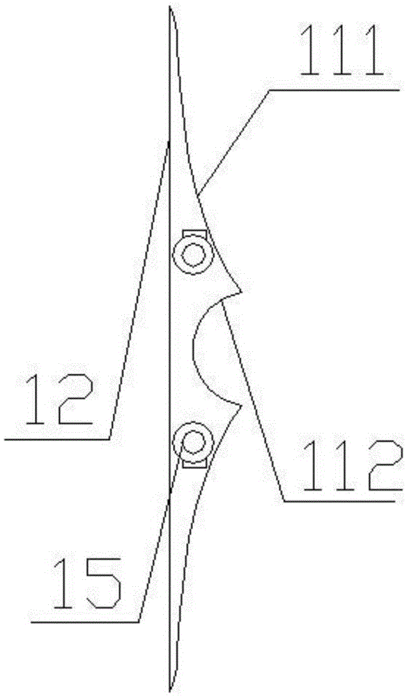 Symmetrical semi-shading type tidal current energy generation device