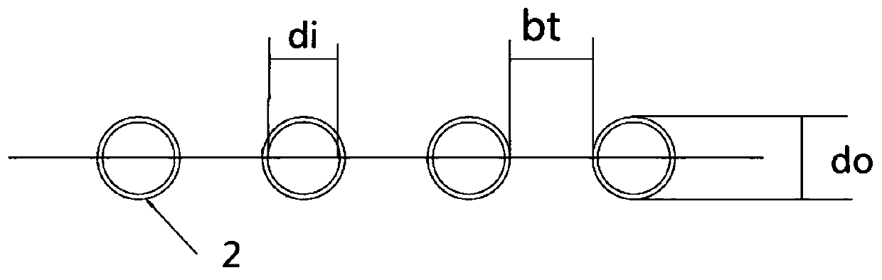 Small-channel parallel pipeline heat exchanger with fins and calculation method