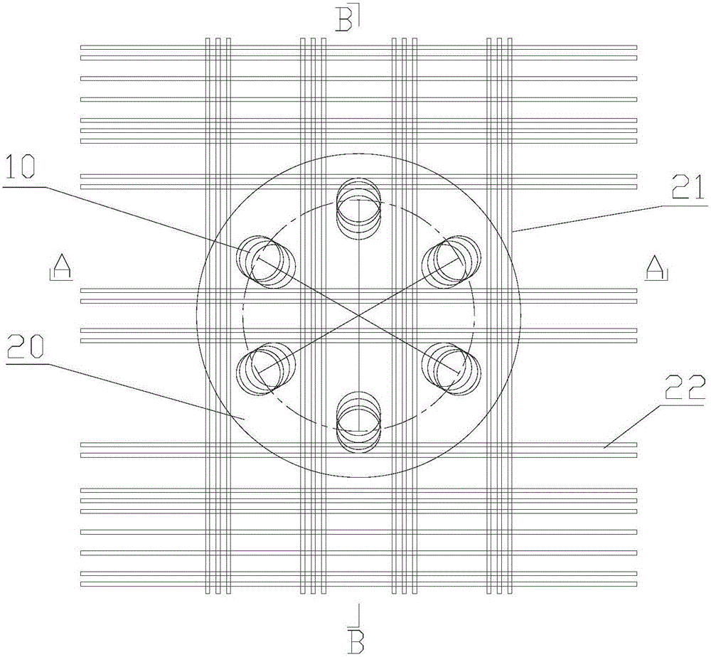 Construction process of open sea fan foundation rock-socketed pile