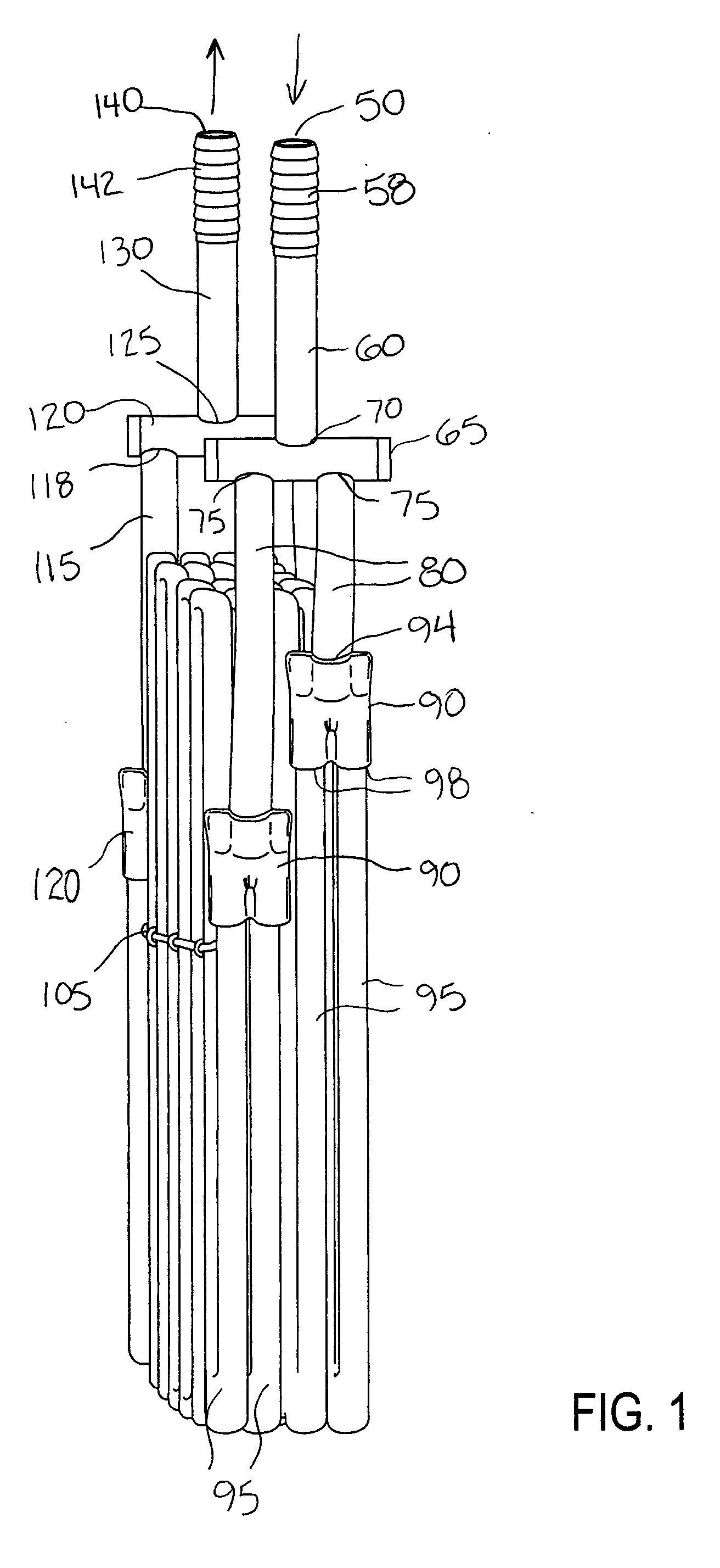 Cold plate for beer dispensing tower