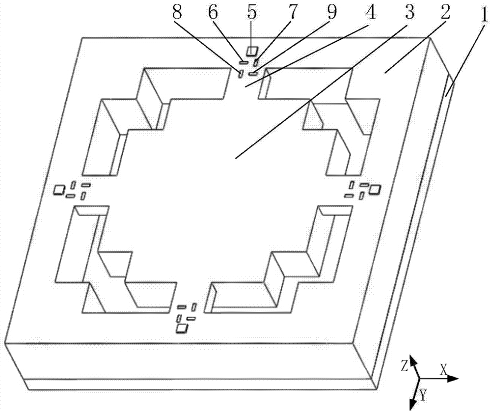 Silicon piezoresistive type accelerometer carrying out detection based on Josephson effect