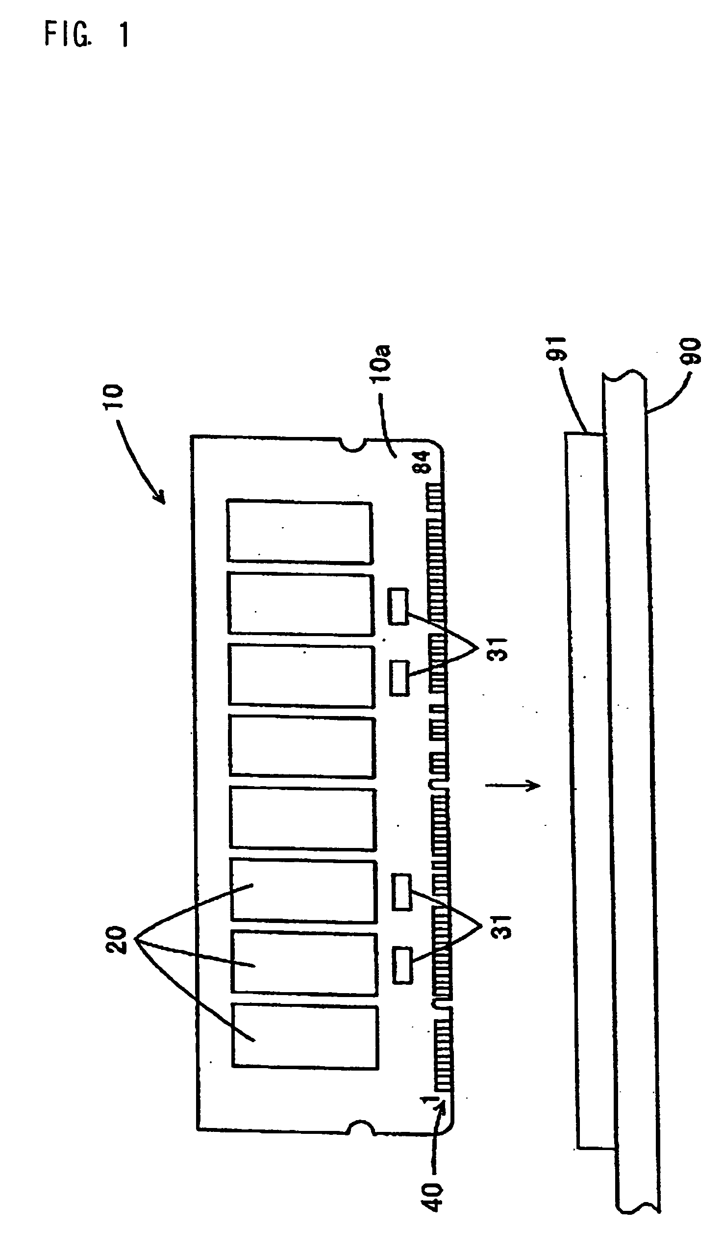 Memory module and memory support module