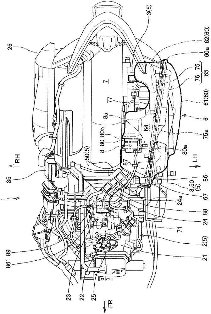 Air filter mechanism for small-sized vehicle