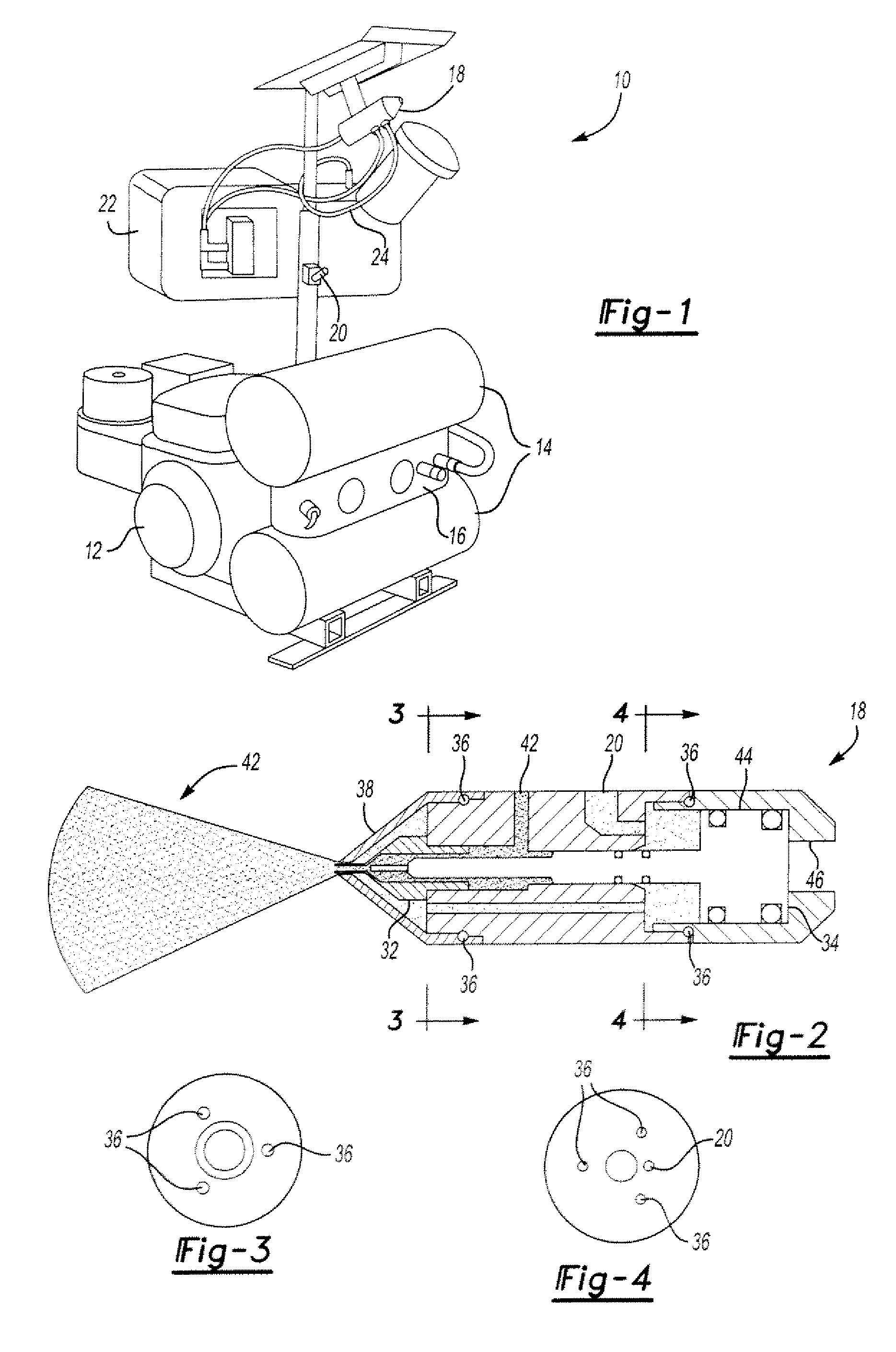 Spraying device and system and method of dispersing and disseminating materials