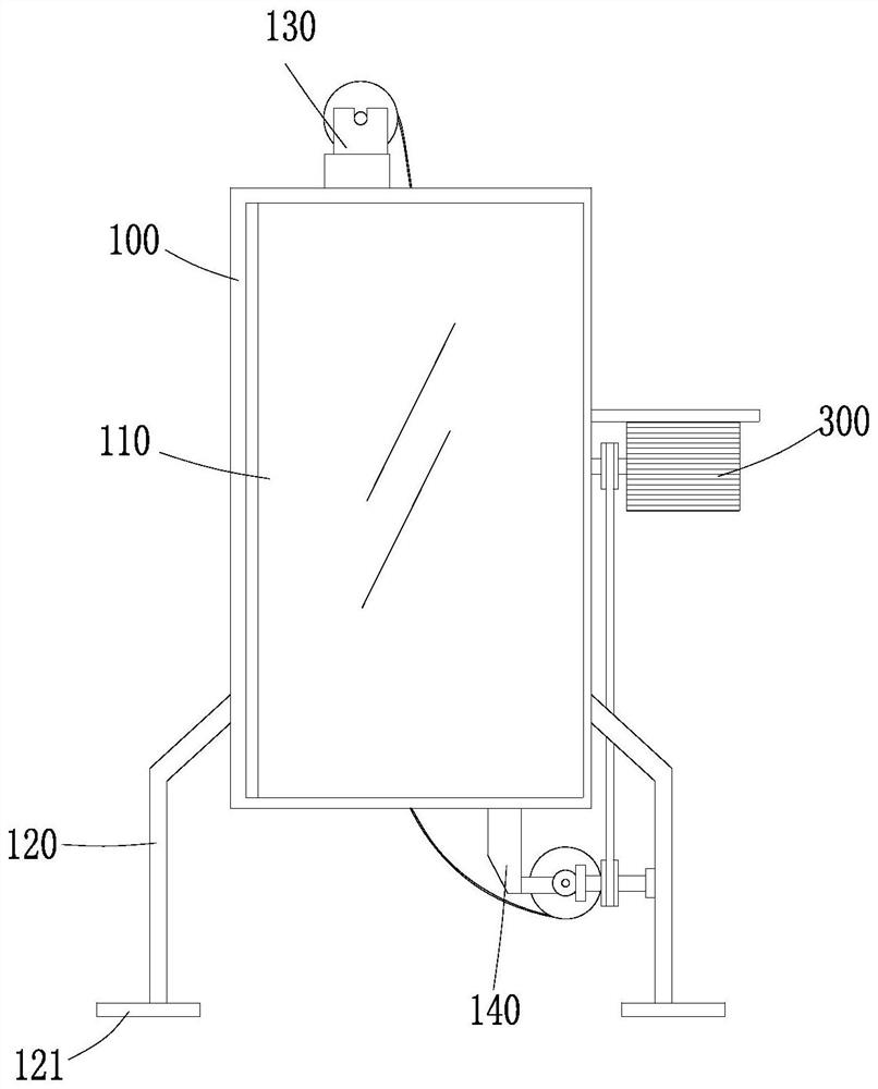 Metal film double-sided printing device