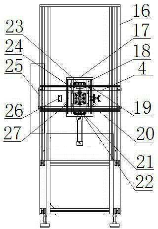 Overturning machine for stamping control device and control method