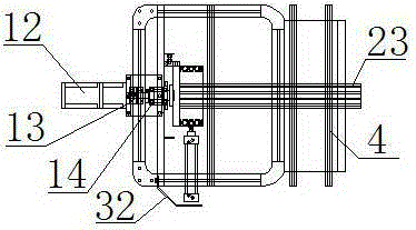 Overturning machine for stamping control device and control method