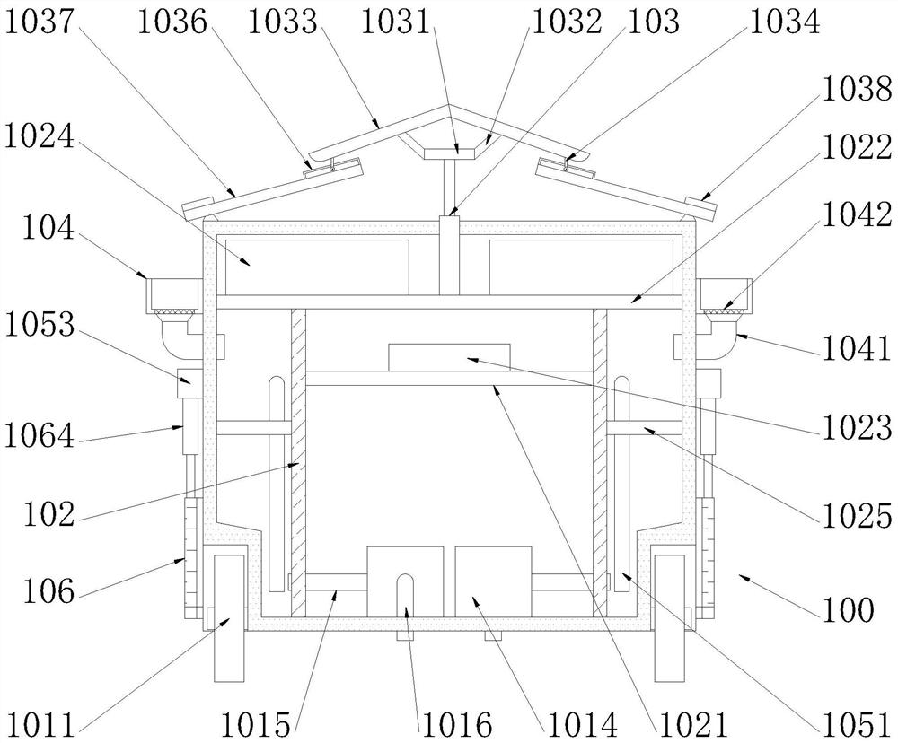 Environment-friendly road surface treatment device for building engineering construction