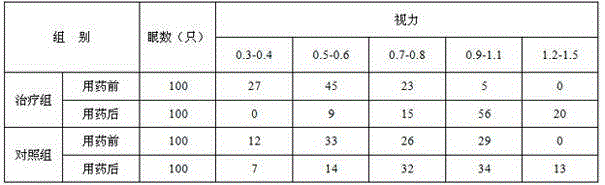 Externally applied traditional Chinese medicine composition used for treating viral keratitis