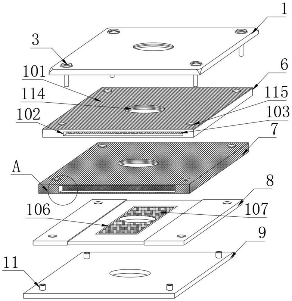 Environment-friendly flame-retardant plate for furniture