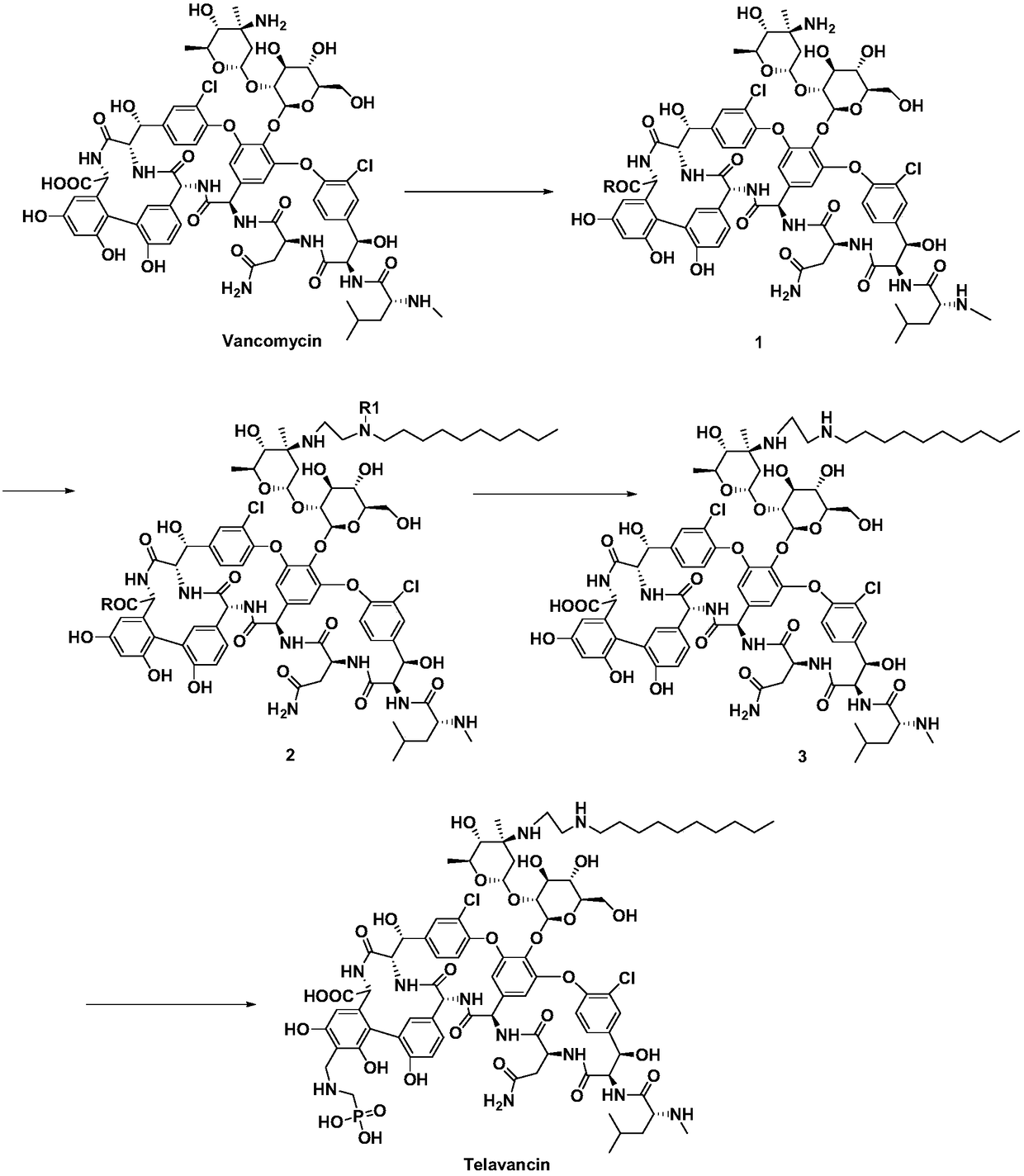 Preparation method of Telavancin