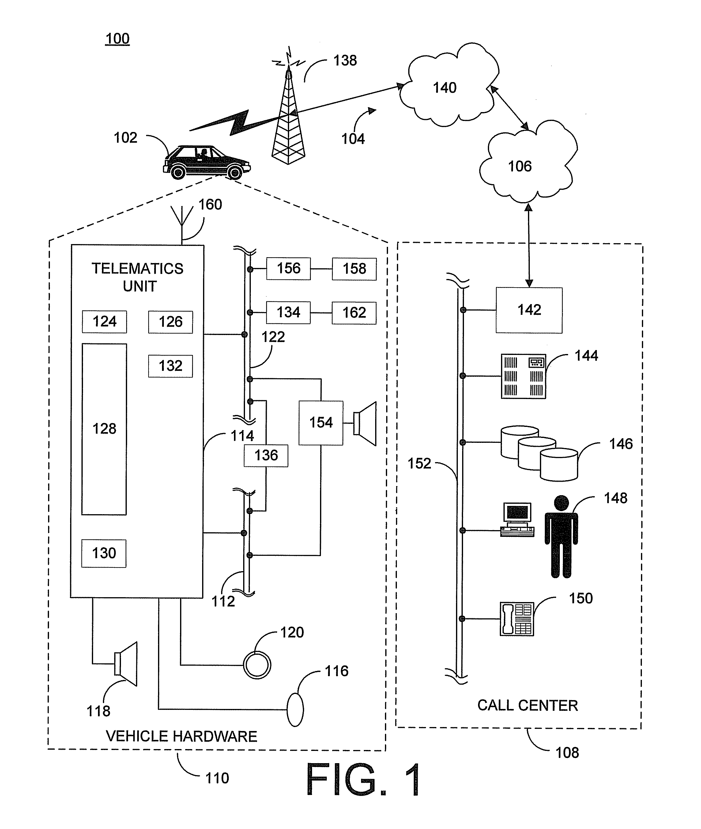 Method for deregistration of removed telecommunication module