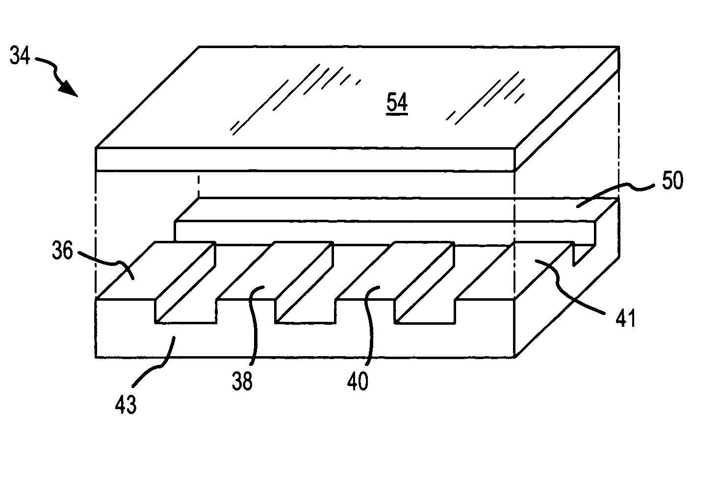 Extended E matrix integrated magnetics (MIM) core