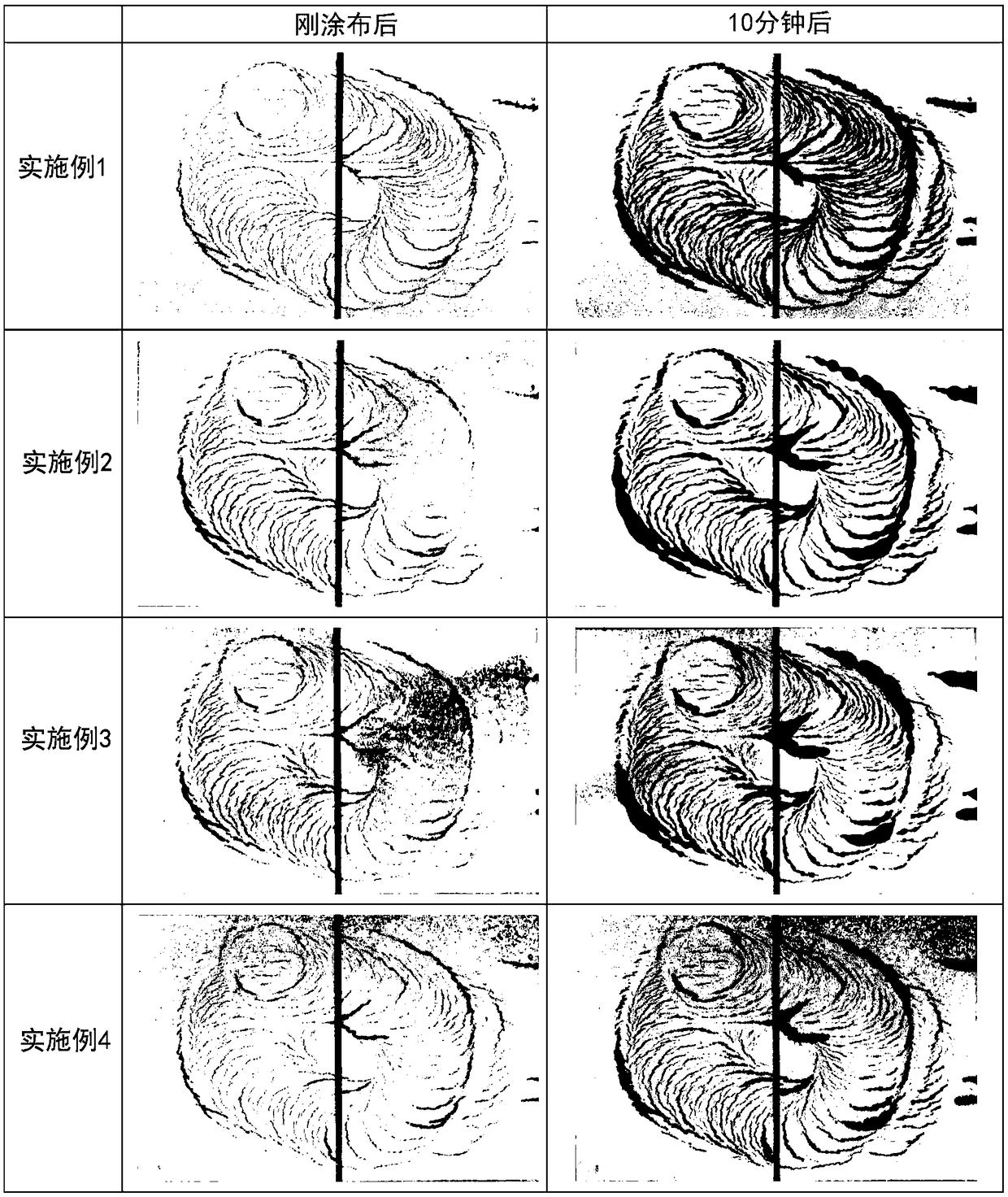 Quickly-dried developer for penetration flaw detection test and penetration flaw detection test method using same