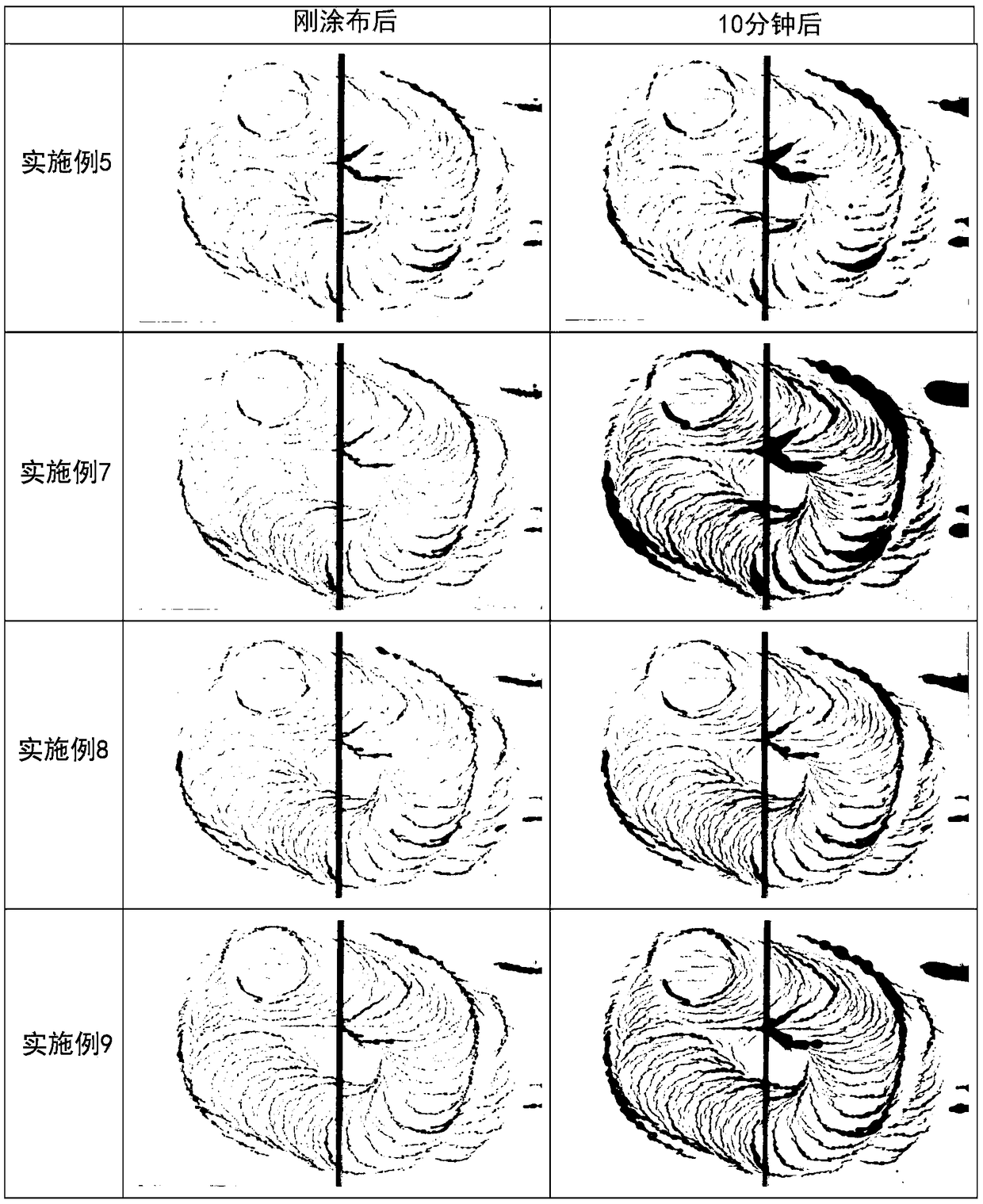 Quickly-dried developer for penetration flaw detection test and penetration flaw detection test method using same