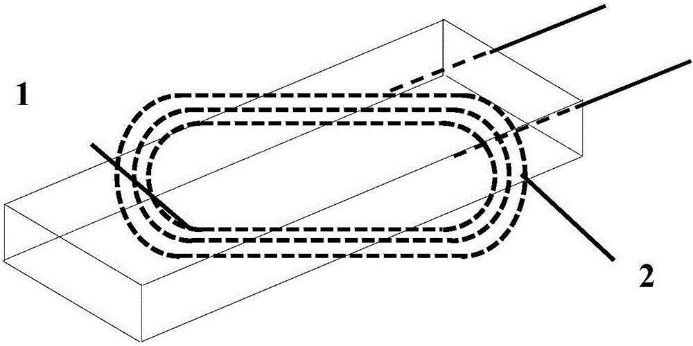 Integrated high temperature resistant electromagnetic induction coil