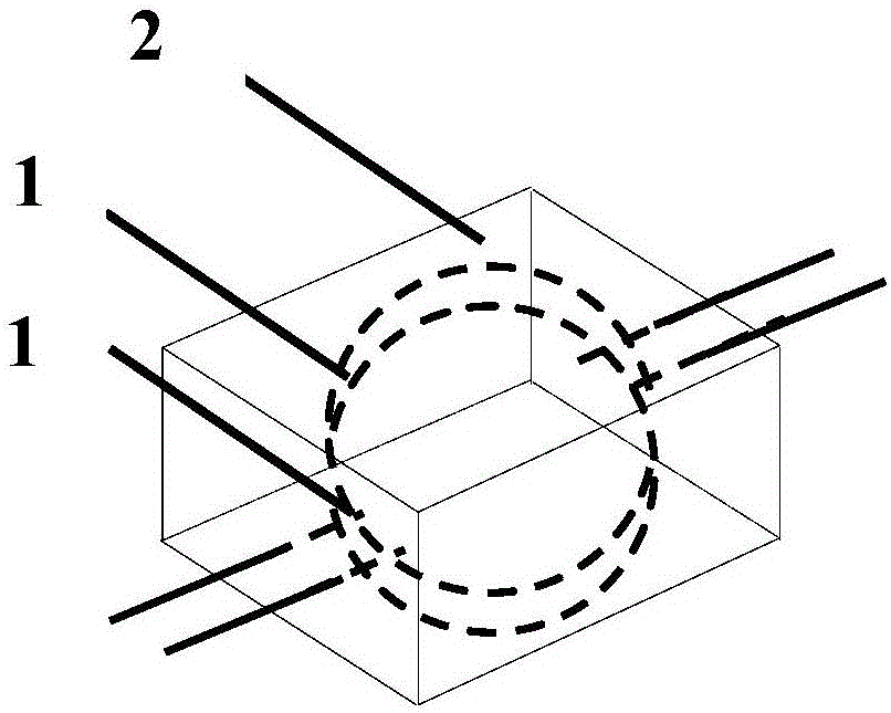 Integrated high temperature resistant electromagnetic induction coil