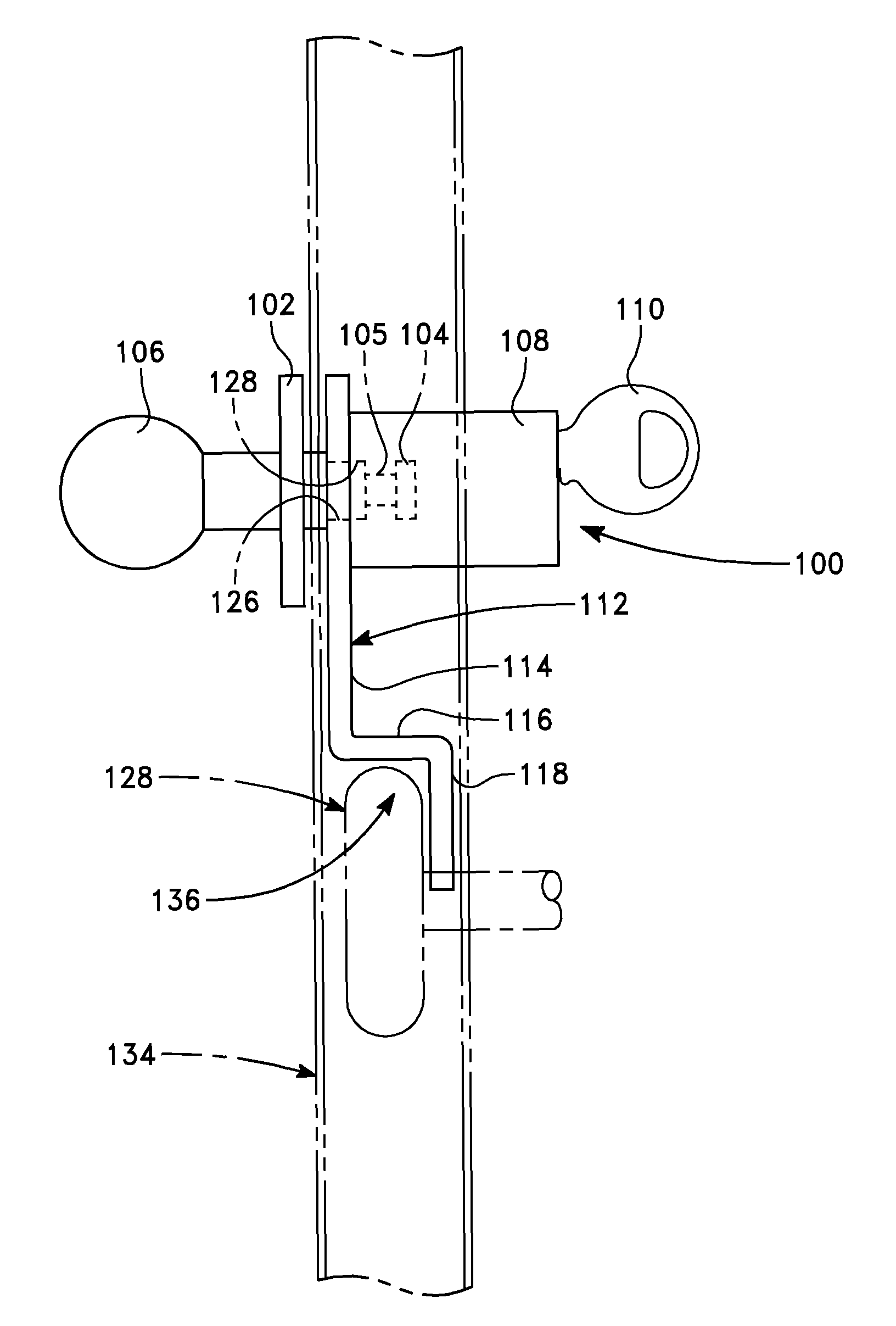 Garage door lock