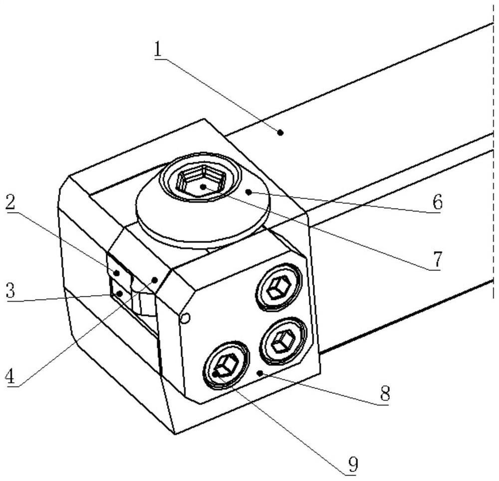 Liquid nitrogen conformal inner-cooling forming cutter and mounting method thereof