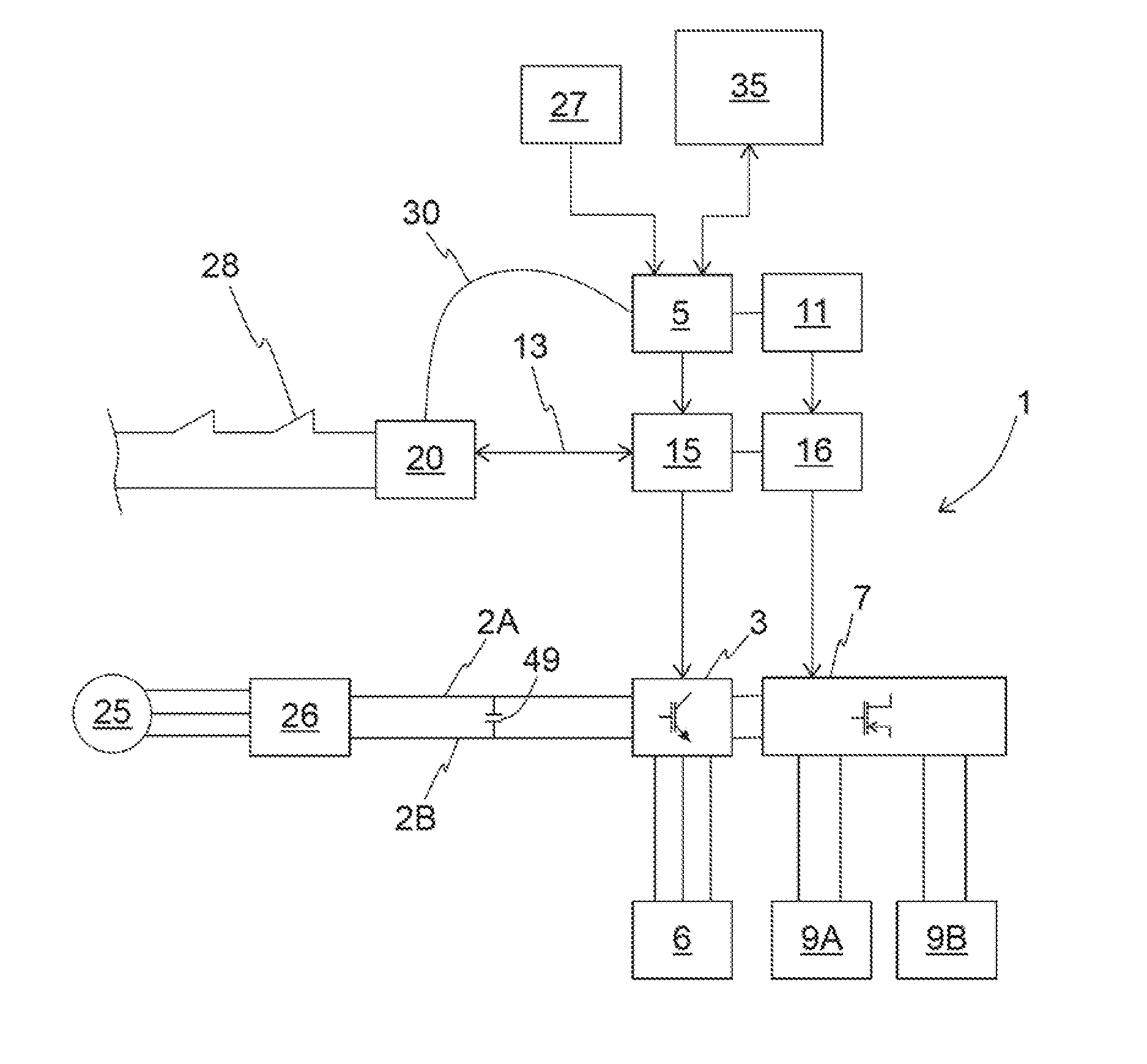 Brake controller, elevator system and a method for performing an emergency stop with an elevator hoisting machine driven with a frequency converter