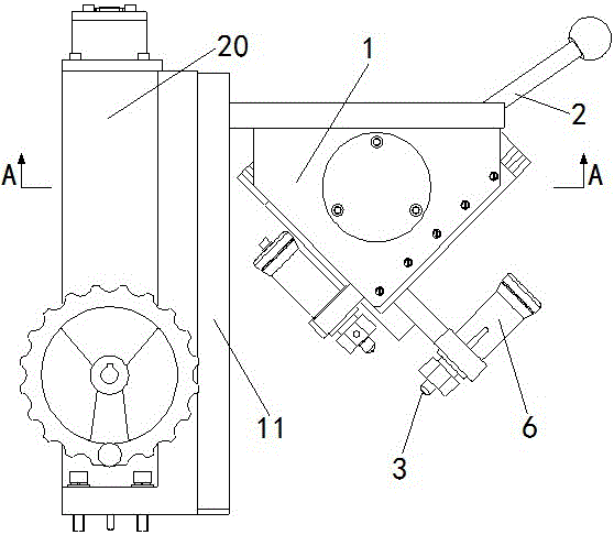 A grinding wheel angle dresser