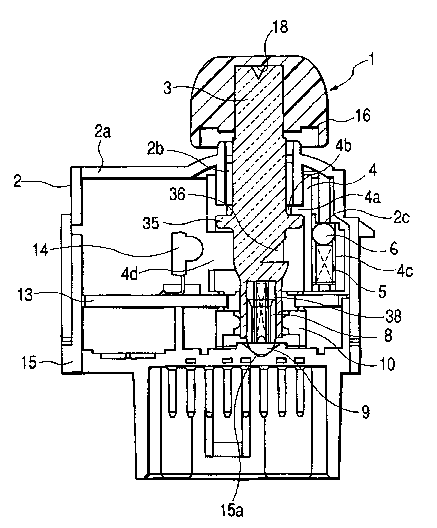 Illuminated electric part capable of efficiently receiving incident light from light source in light-transmissive manipulating shaft