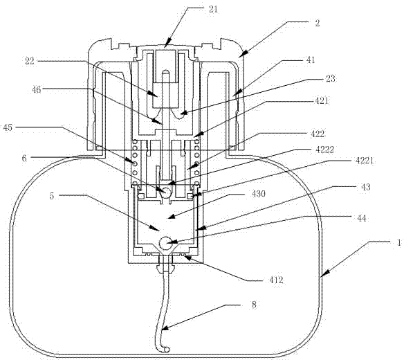 Ink bottle for quantitatively injecting ink