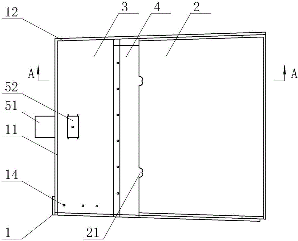 Granulated feed trough