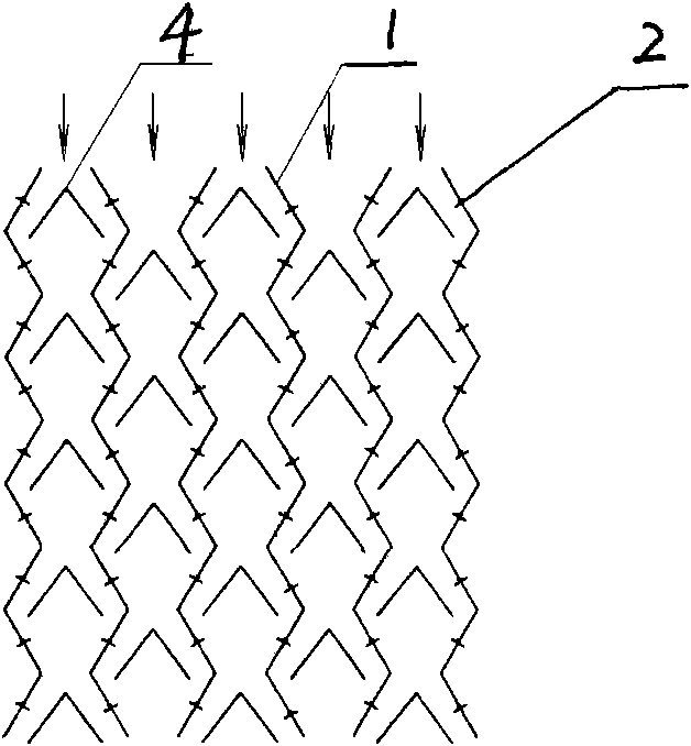 Maze eddy folded plate flocculation pool