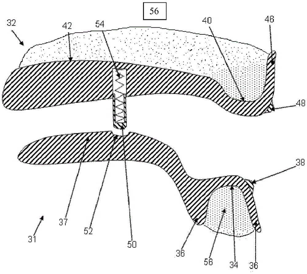 Scanable tray for producing a dental prosthesis