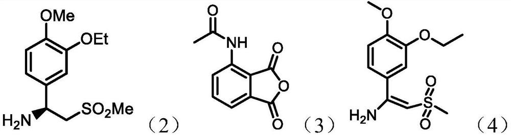 Synthetic method of (s)-1-(3-ethoxy-4-methoxyphenyl)-2-(methylsulfonyl)ethylamine