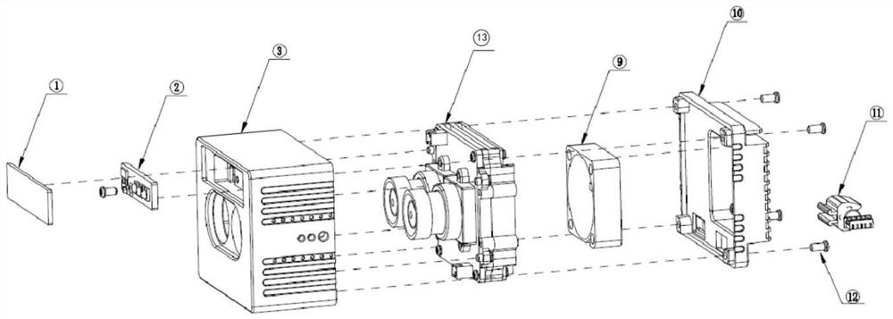 Binocular face recognition intelligent AI camera