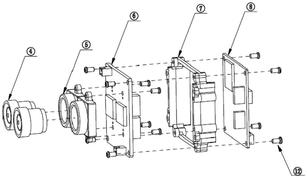 Binocular face recognition intelligent AI camera