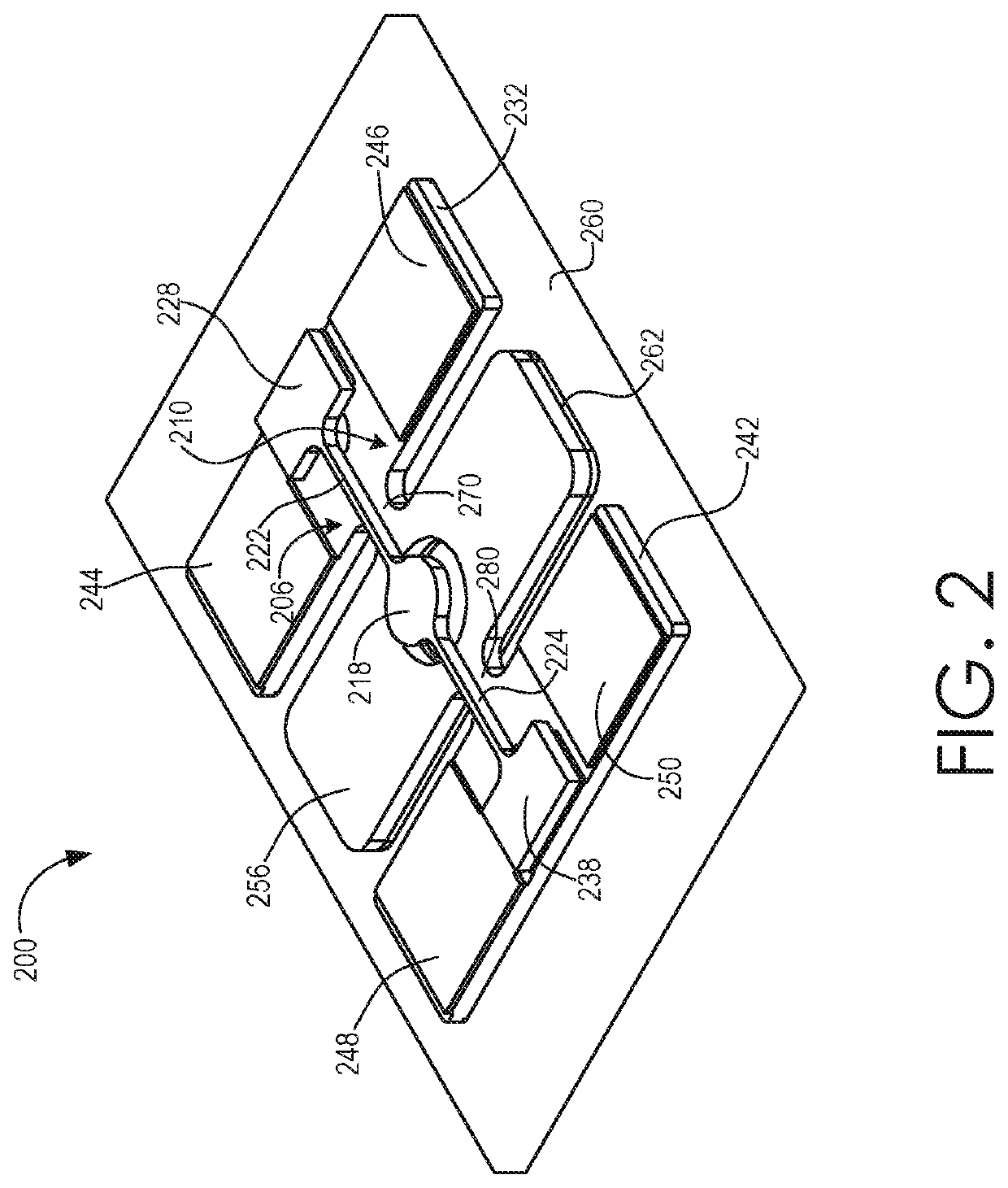 Anisotropic conductive adhesive bond in a piezoelectric micro-electro-mechanical system scanning mirror system