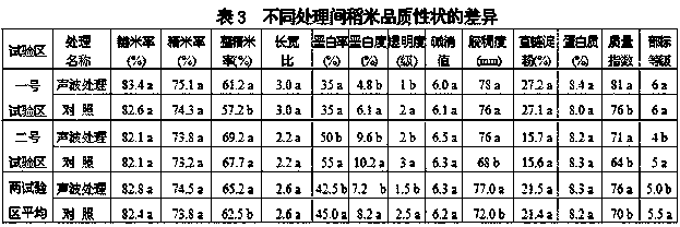 Paddy yield increasing cultivation method using acoustic wave treatment