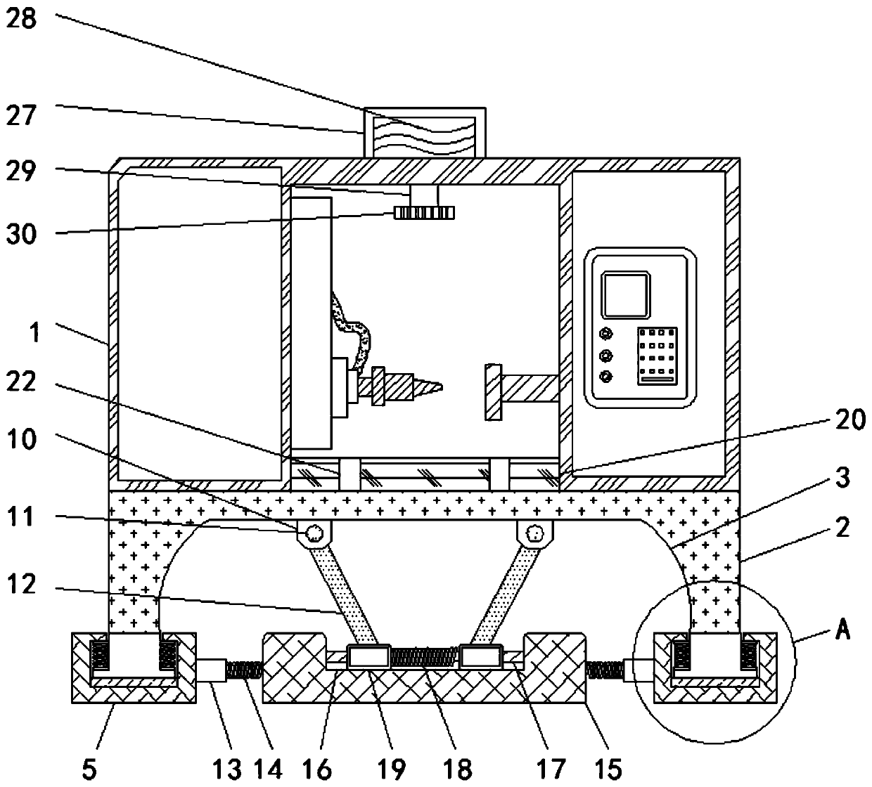 Full-automatic numerical control machine tool for worm production