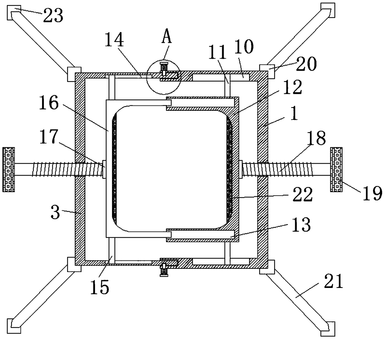 Environmental art greening plant support device