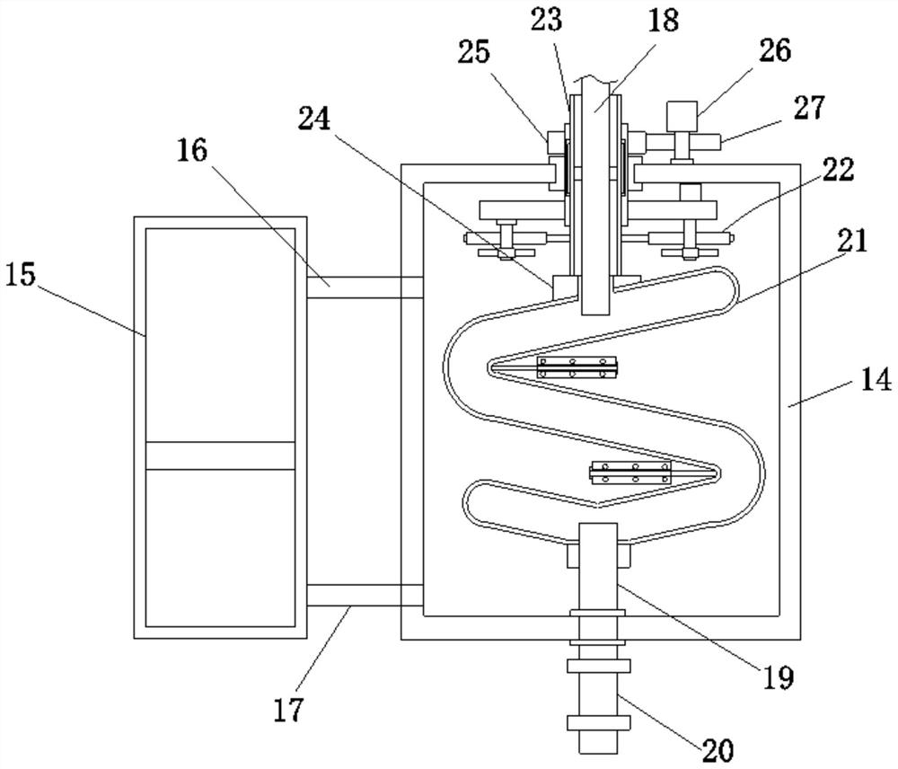 Hydraulic system of hydraulic aerial cage