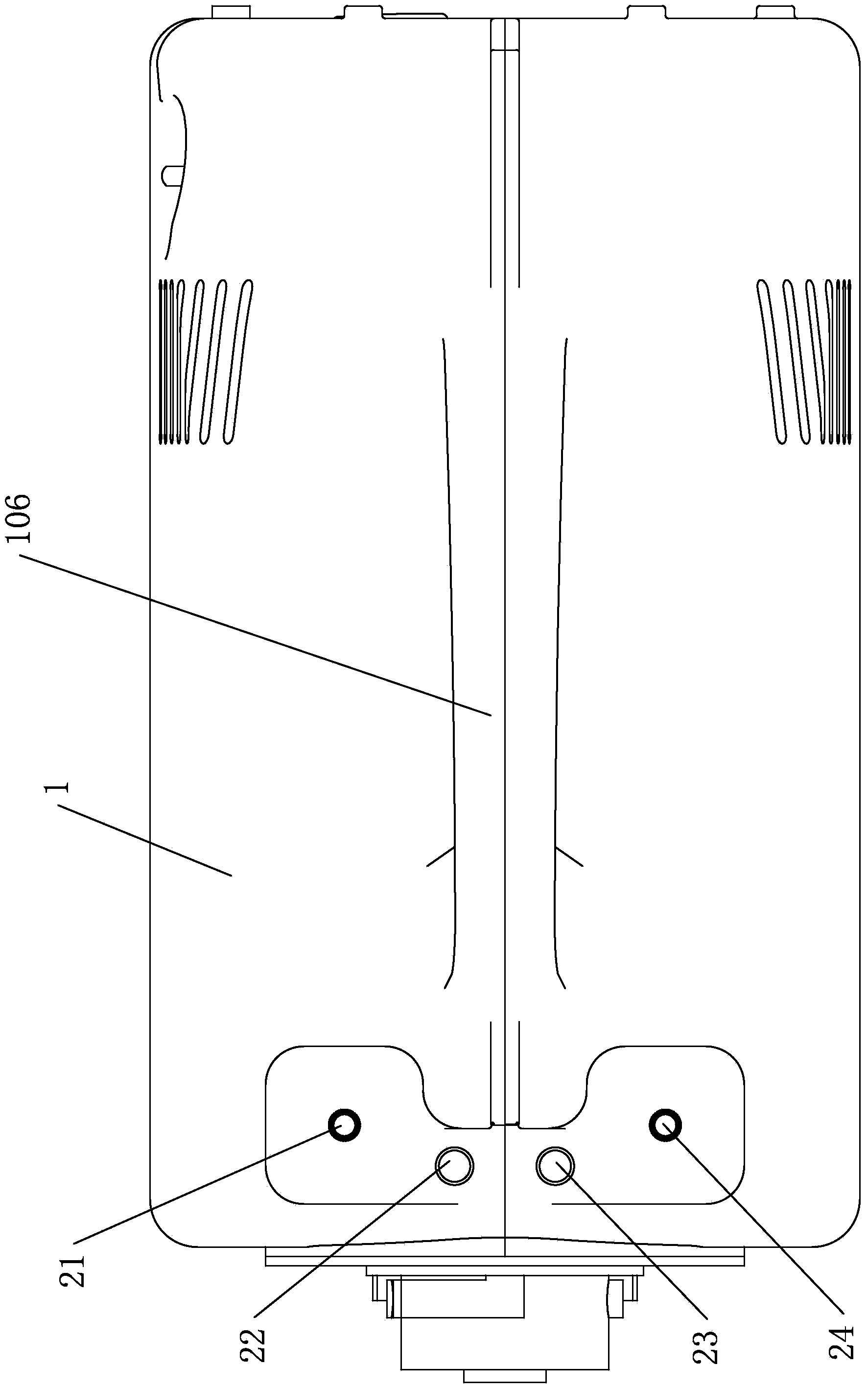 Pneumatic atomization system with rotatable spraying head